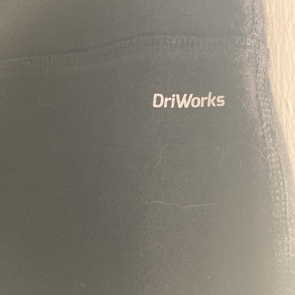 DriWorks Athletic Wide Leg Black Pants Sweatpants Yoga Comfy Casual Sleep - Picture 5 of 9